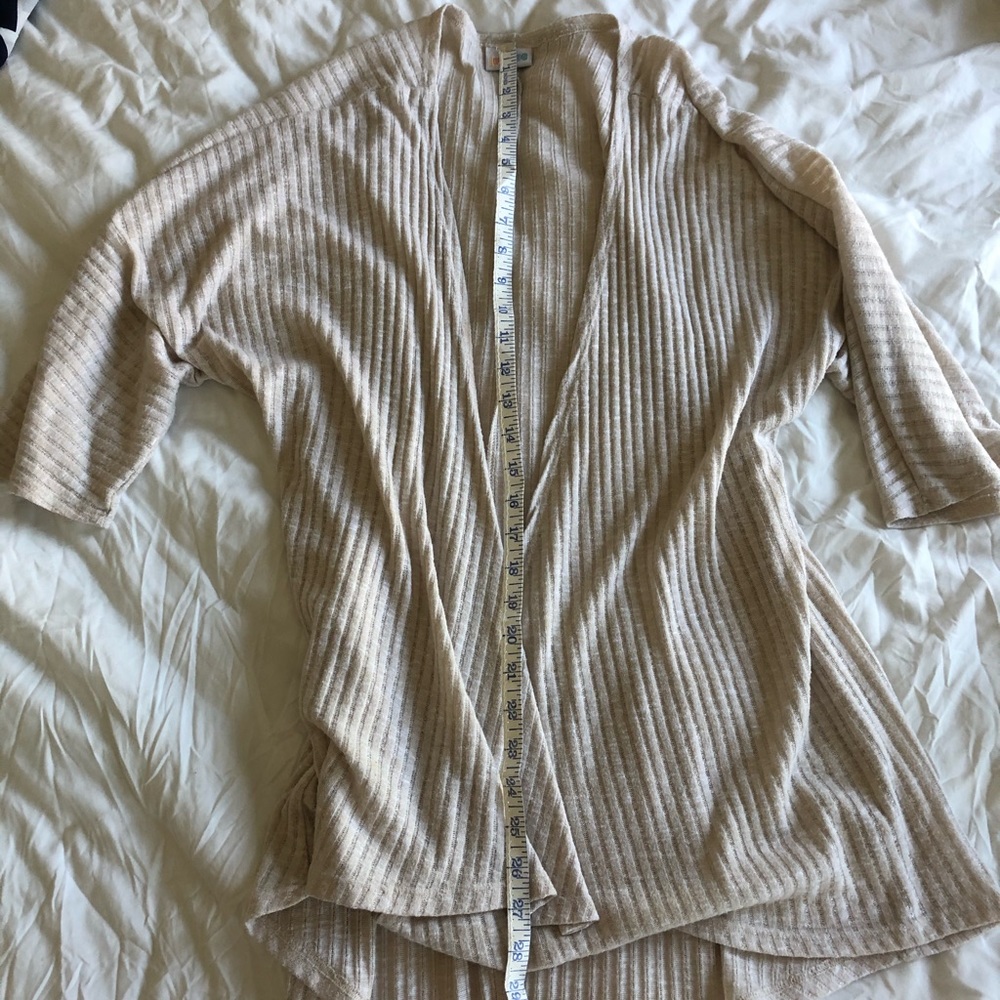 Comfy cream cover up sweater